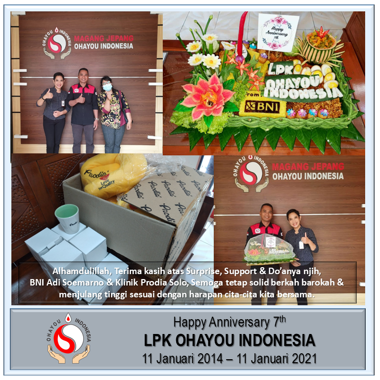 Happy Anniversary 7th LPK Ohayou Indonesia